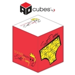 Ad Cubes - Memo Notes - 3.375x3.375x3.375-3 Colors
