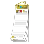 Custom Magna-Pad - 3.5x10.5 25-Sheet with House Shape Magnet