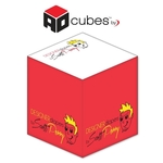 Ad Cubes - Memo Notes - 3.875x3.875x3.875-3 Colors