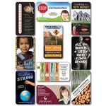 Business Card Sticker / Decal - UV-Coated Vinyl - 3.5x2 Rect