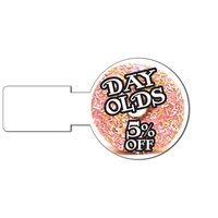 Shelf Flag - UV-Coated (1S) Plastic - Circle Shape (3x3) -... from ASI 91760...