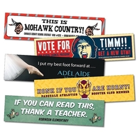 Bumper Sticker / Decal - UV-Coated Vinyl - 10.5x2.625 Rectan