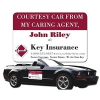 Financial Services Magnetic Car/Truck/Auto/Vehicle Signs - 1... from ASI...