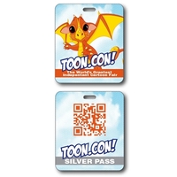 Extra-Thick Laminated I.D./Event Badge with Punch - 3.625x3.... from ASI...