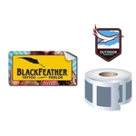 Roll Stickers / Decal - Outdoor Permanent - 2x1 Rectangle Sh