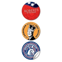 Political Sticker / Decal - UV-Coated Vinyl - 2.5 Inch Circl... from ASI...