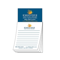 Custom Magna-Pad - 3.5x6.25 25-Sheet with Business Card Magn... from ASI...