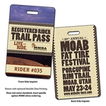 Laminated Plastic Card w/Punch-Out Slit - 3.375x2.125 (2-Sid