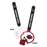 Plastic Football Helmet I.D. Tags UV-Coated (1S) - 3.25x9.5