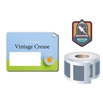 Roll Stickers / Decal - Indoor Permanent - 4x3 Rectangle Sha