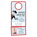Plastic Door Hanger - 3.5x8 Laminated with Slit and Detachab