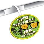 Shelf Talker - UV-Coated (1S) Plastic - Oval Shape (4.75x3.5