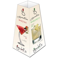 Table Tent 4-Sided Pyramid - UV Coated (1S) (4.25x8.5 - Folded).... from ASI...