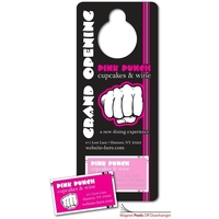 Magna-Hang Door Hanger (11x4.5) with Business Card Magnet (3... from ASI...