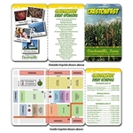 Laminated Wallet Card - 6.75x3.5 (Flat Size) Triple-Fold - 1