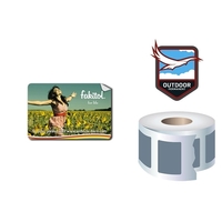 Roll Stickers / Decal - Outdoor Permanent - 3x2 Rectangle Sh