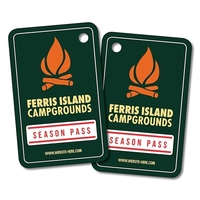 Laminated Wallet Card with Punch - 3.5x2.25 (2-Sided) - 14 p... from ASI...