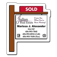Real Estate Magnet - Sold Yard Sign Shape (2.25x2.75) - 25... from ASI 91760...