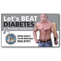 Awareness Business Card Magnet - 3.5x2 (Square Corners) - 25... from ASI...