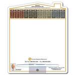 Memo Board - 8.5x10.125 Laminated Shaped (Home/House) - 14 p