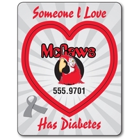 Awareness Magnet - Picture Frame Heart Punch (3.5x4.5) - 25... from ASI 91760...