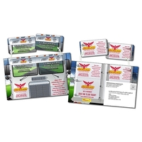 Snap-Out Mail Card (5.25x8.5) - Extra-Thick Laminated Paper... from ASI 91760...