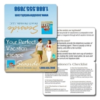 Wallet Card - 3.5x4.5 (Flat Size) UV-Coated (1S) Bi-Fold - 1... from ASI...