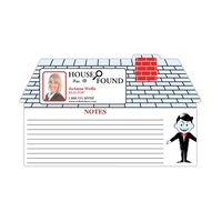 Mini Memo Board Shape - 8x4.75 Laminated - HOUSE / HOME - 14