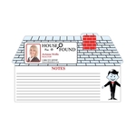 Mini Memo Board Shape - 8x4.75 Laminated - HOUSE / HOME - 14