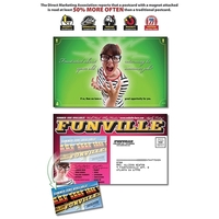 Magna-Peel Postcard (8.5x5.25) - Laminated with Business Card... from ASI...