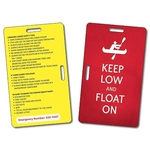 Extra-Thick Laminated Double-Punch I.D./Wallet Card - 3.75x2