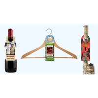 UV Coated (1S) Bottle Hanger - 2.5 x 7.625 (Round Top... from ASI 91760...