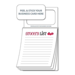 Magnetic Scratch Pad / Notepad (MBC) - Stock Grocery List (5