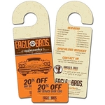 Door Hanger - 4x10.5 Round Handle with Tear-Off Portion on b