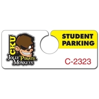 Plastic Hang Tag / Parking Permit- 2x5 - UV Coated (1S) - 10