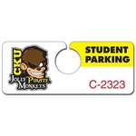 Plastic Hang Tag / Parking Permit- 2x5 - UV Coated (1S) - 10