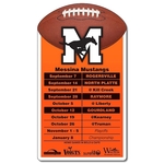 Magnet - Football Topper Shape Rectangle (3.25x5.75) - 20 mi