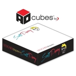 Ad Cubes - Memo Notes - 3.875x3.875x0.96875-4 Colors
