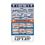 Magnet Sport Schedules - 3.5x6 Baseball Round Corners - 25 m