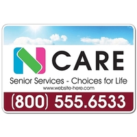 Health Magnetic Car/Truck/Auto/Vehicle Signs - 12x18 Round C