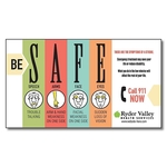 Health Business Card Magnet - 3.5x2 (Square Corners) - 25 mi