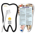 Health Mini Memo Board Shape - 4.9375x8.5 Laminated - TOOTH