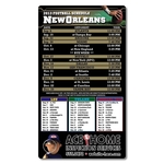 Magnet Football Sport Schedules - 4x7 Round Corners - NO1