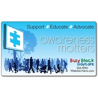Awareness Magnet - 4x7 Round Corners - 25 Mil.... from ASI 91760 Tradenet...
