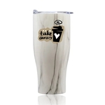 27 oz. Stainless Steel Insulated Tumblers with Clear Lids