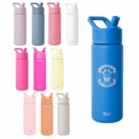 Simply Modern Summit Water Bottle with Straw Lid - 18oz... from ASI 72657...