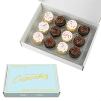 Valentine's Day Signature Bite-Size Black & White Cupcakes includes 12...