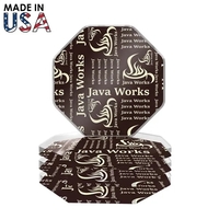 Premium Acrylic Coaster Set - Octagon