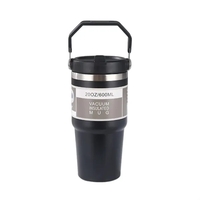 20 oz. double-wall insulated thermal tumbler with handle and imprint...