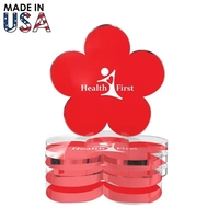 Premium Acrylic Coaster Set - Flower II